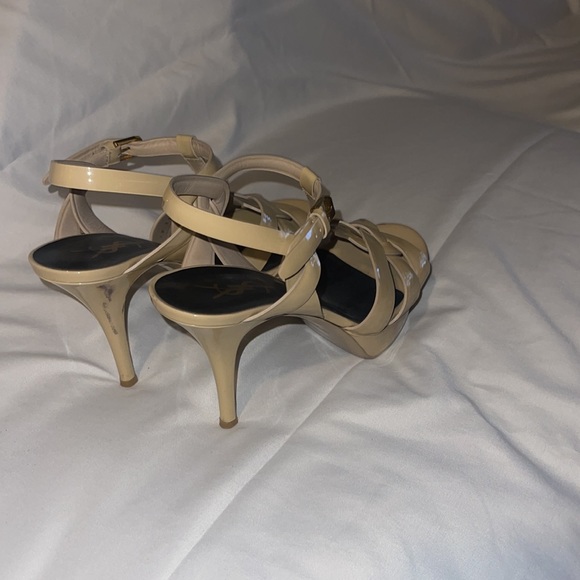 YSL shoes tribute platform high beige 7mm really good condition - Picture 4 of 8